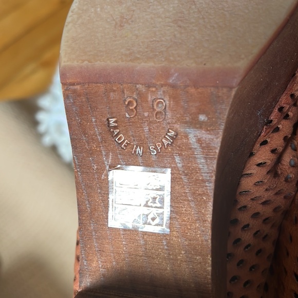 FREE PEOPLE Leather Clogs - Picture 9 of 10